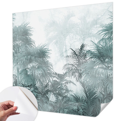 3D fototapetas sienoms Egzotinis žalias