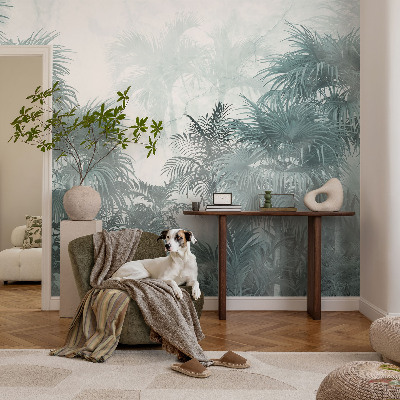 3D fototapetas sienoms Egzotinis žalias