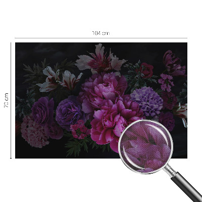Savaime lipnus fototapetas su gėlėmis dekoru elegantišku stiliumi