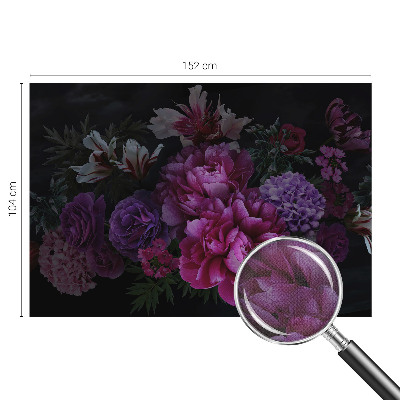 Savaime lipnus fototapetas su gėlėmis dekoru elegantišku stiliumi