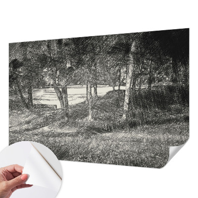 3D fototapetas su laisvu kraštovaizdžiu