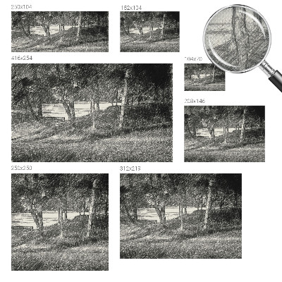 3D fototapetas su laisvu kraštovaizdžiu