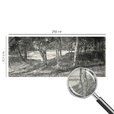 3D fototapetas su laisvu kraštovaizdžiu