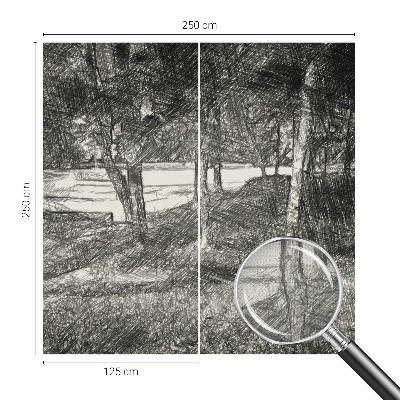 3D fototapetas su laisvu kraštovaizdžiu