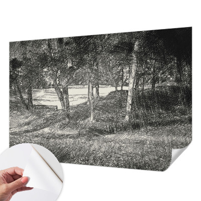3D fototapetas su laisvu kraštovaizdžiu