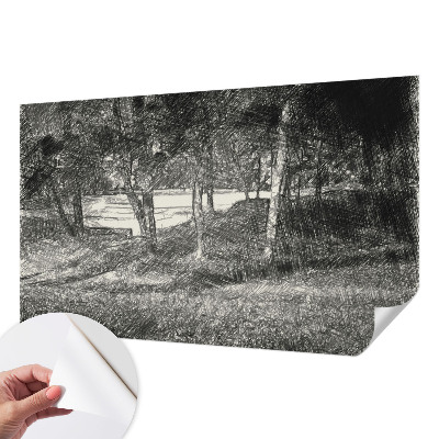 3D fototapetas su laisvu kraštovaizdžiu