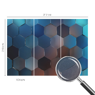 3D fototapetas sienoms su mėlynu jūros kraštovaizdžiu