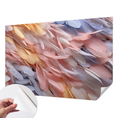 Fototapetai su pastelinėmis plunksnomis