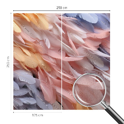 Fototapetai su pastelinėmis plunksnomis