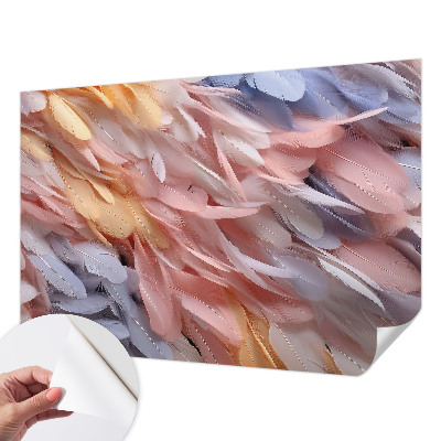 Fototapetai su pastelinėmis plunksnomis