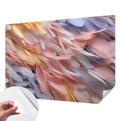 Fototapetai su pastelinėmis plunksnomis