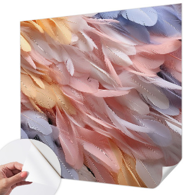 Fototapetai su pastelinėmis plunksnomis
