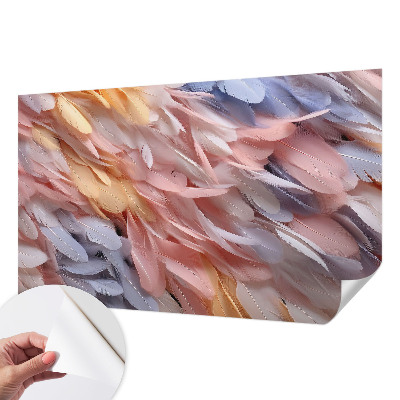 Fototapetai su pastelinėmis plunksnomis