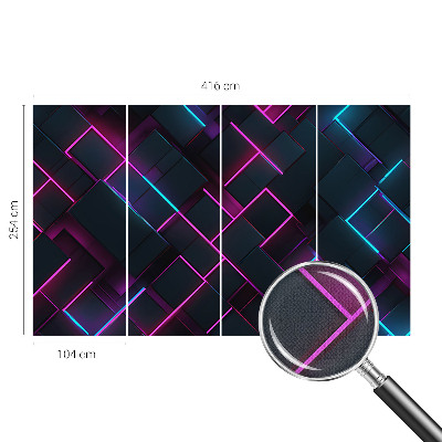 Tapetai Neongeometrija