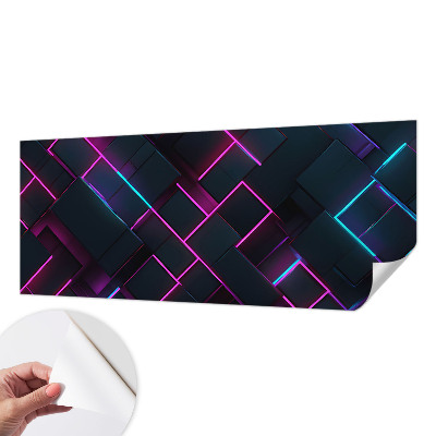 Tapetai su neongeometriniu raštu