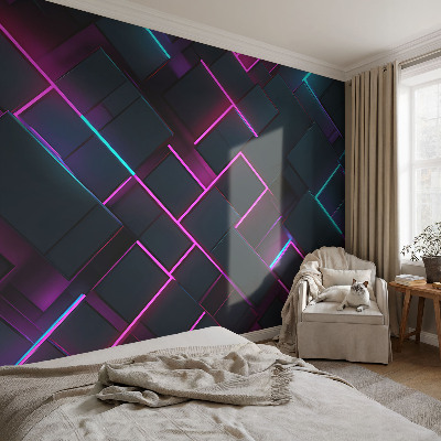 Tapetai Neongeometrija