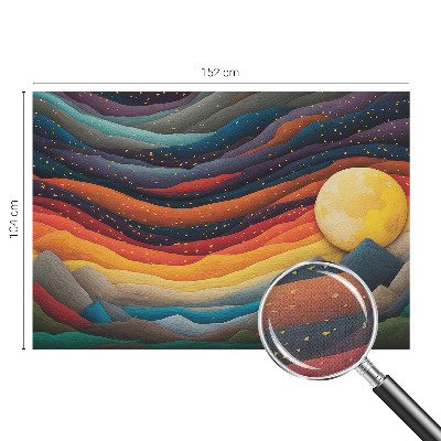 3D fototapetas Spalvingi kalnai