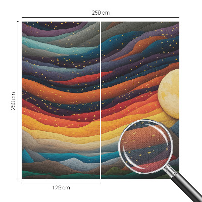 3D fototapetas Spalvingi kalnai