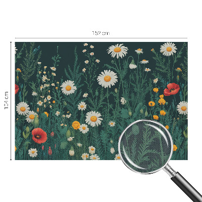 3D fototapetas Vilde bloomster