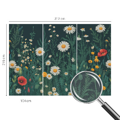 3D fototapetas su Vilde Bloomster motyvu