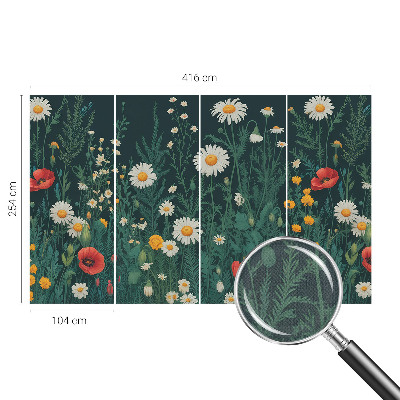 3D fototapetas su Vilde Bloomster motyvu