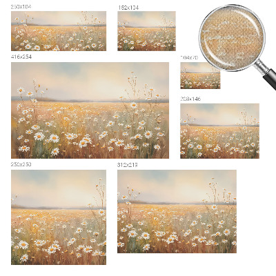 3D fototapetas sienoms su gėlių pieva (Blomsterengas) dizainu