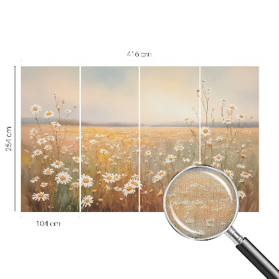 3D fototapetas sienoms su gėlių pieva (Blomsterengas) dizainu