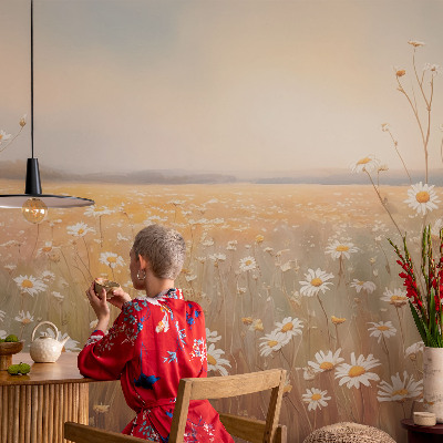 3D fototapetas sienoms su gėlių pieva (Blomsterengas) dizainu