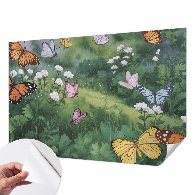 3D fototapetas sienoms su vasaros skrydžio ant variklio motyvu
