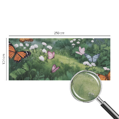 3D fototapetas sienoms su vasaros skrydžio ant variklio motyvu