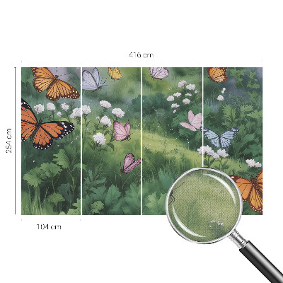 3D fototapetas sienoms Vasaros skrydis ant variklio