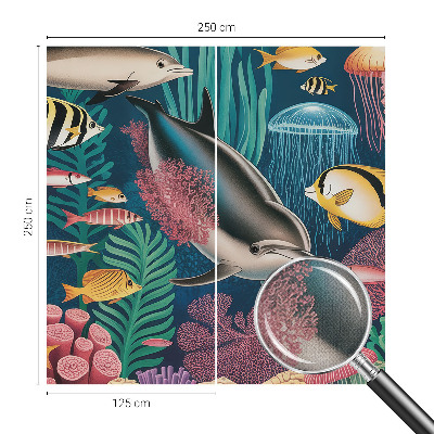 Savaime lipnus fototapetas Povandeninė fauna