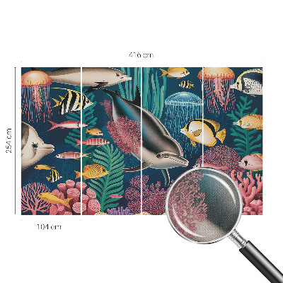 Savaime lipnus fototapetas Povandeninė fauna