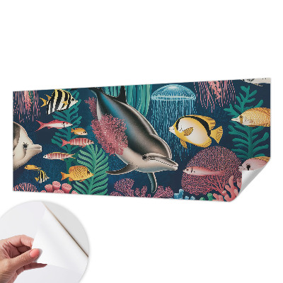 Savaime lipnus fototapetas Povandeninė fauna