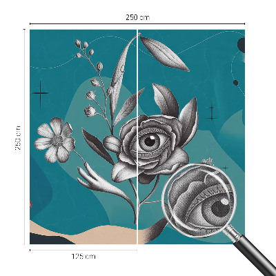 3D fototapetas sienoms Blomsterøje