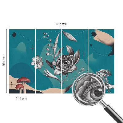 3D fototapetas sienoms su „Blomsterøje“ motyvu