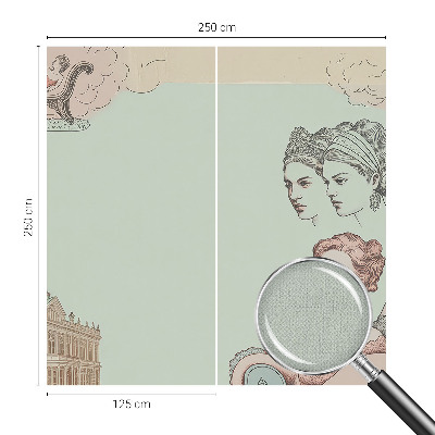 3D fototapetas Klasikinis koliažas