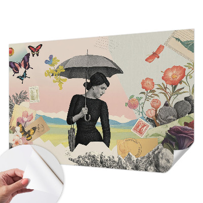 Tapetai Romantiškas koliažas