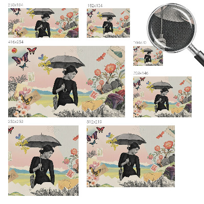 Tapetai Romantiškas koliažas