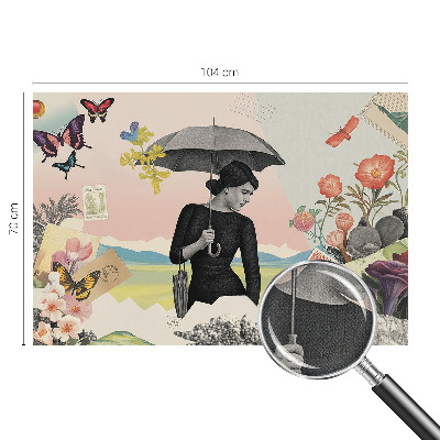 Tapetai Romantiškas koliažas