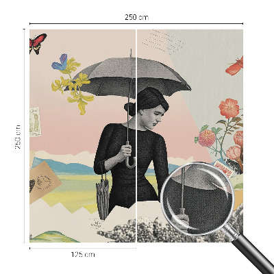 Tapetai Romantiškas koliažas