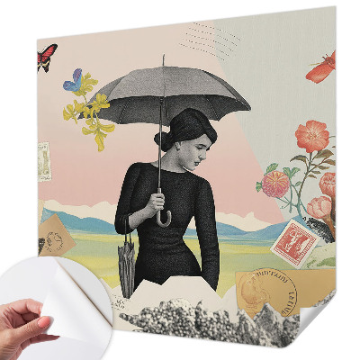 Tapetai Romantiškas koliažas