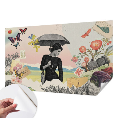 Tapetai Romantiškas koliažas