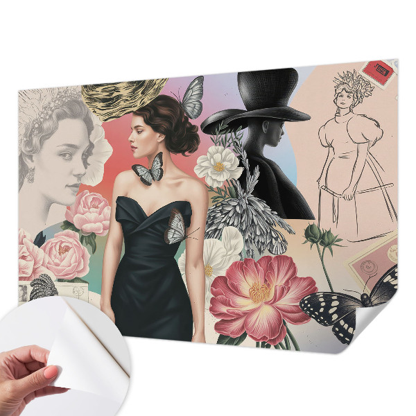 3D fototapetas Žiedai ir portretai