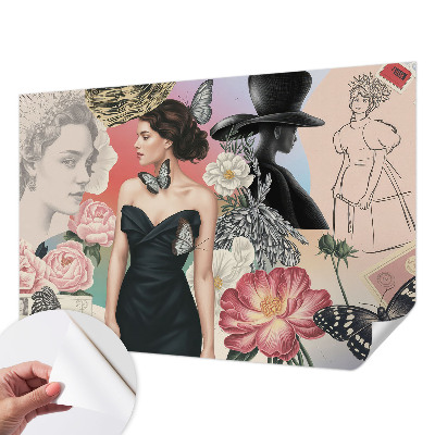 3D fototapetas Žiedai ir portretai