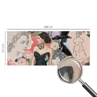 3D fototapetas Žiedai ir portretai