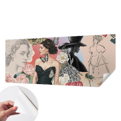 3D fototapetas Žiedai ir portretai