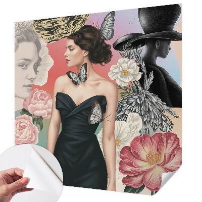 3D fototapetas Žiedai ir portretai