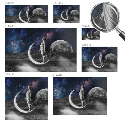 3D fototapetas sienoms Nattedromė