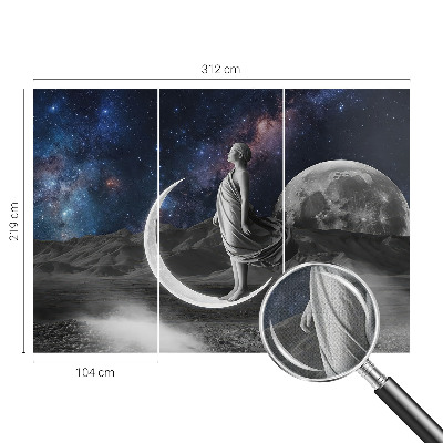 3D fototapetas sienoms Nattedromė